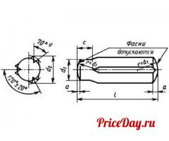 Штифт ГОСТ 12850.1 и ГОСТ 12850.2 цилиндрический