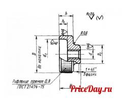 Гайка с накаткой ГОСТ 14726-69